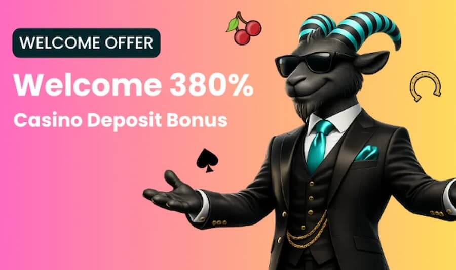 BetGoat - oferta powitalna 380%