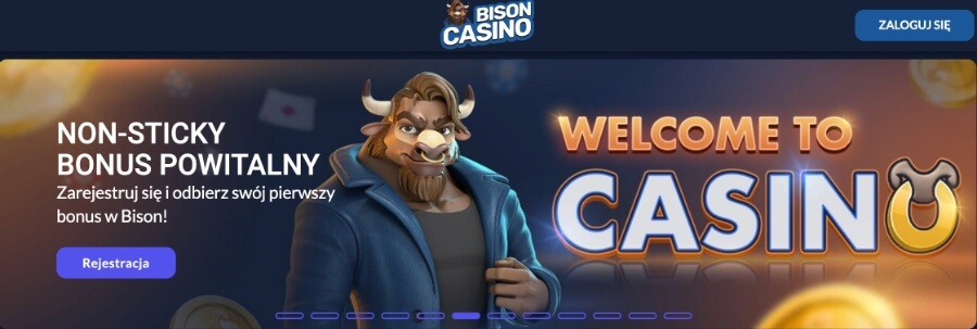 Bison Casino bonus powitalny