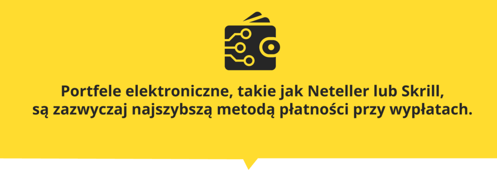 Szybkie wyplaty w kasynach online e-portfele