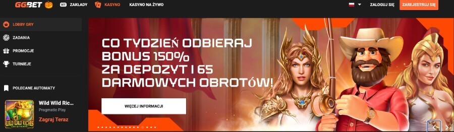 Bonus w kasynie GGBet
