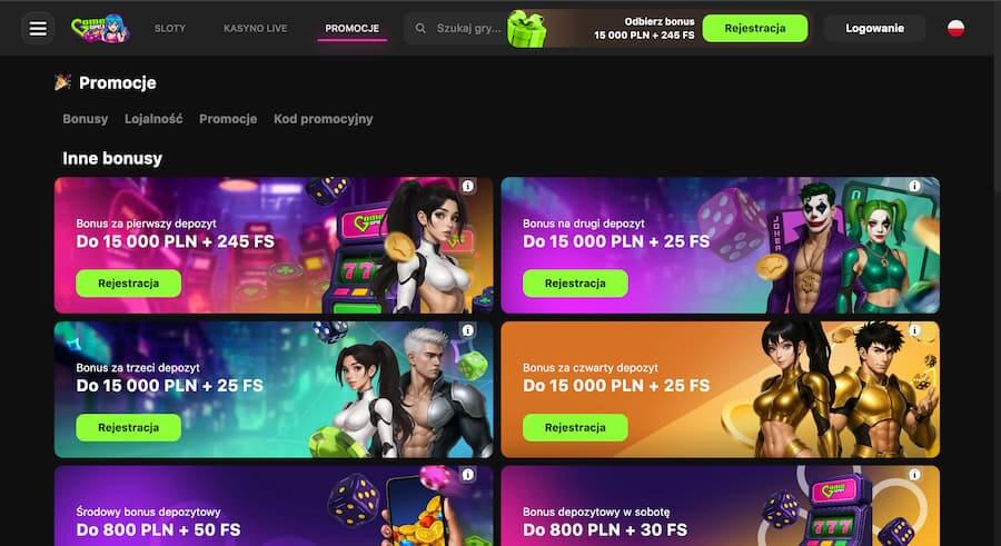 Gamespot - bonusy i promocje podczas testów