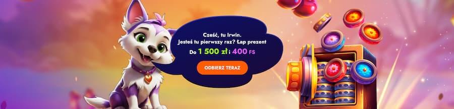 Irwin Casino bonus