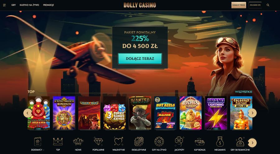 Strona główna kasyna Dolly Casino