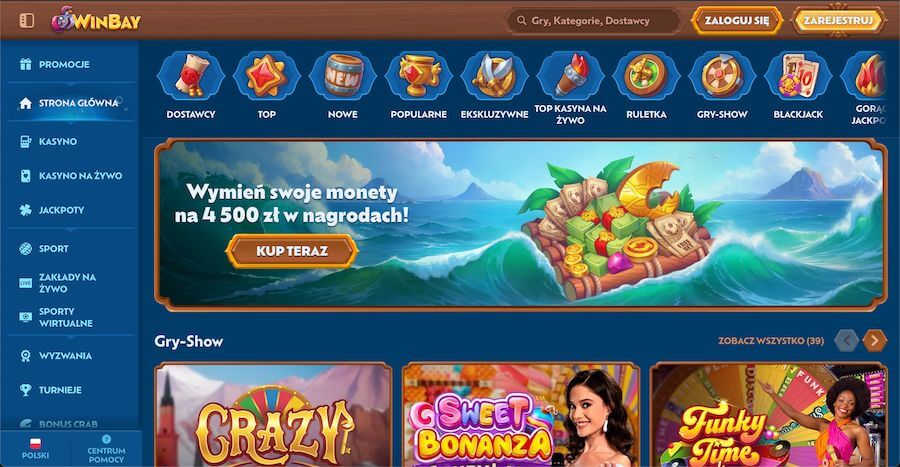 Winbay strona główna i nagrody