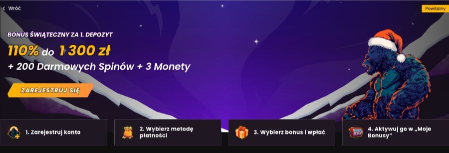 Bonus powitalny w kasynie Wild Tokyo