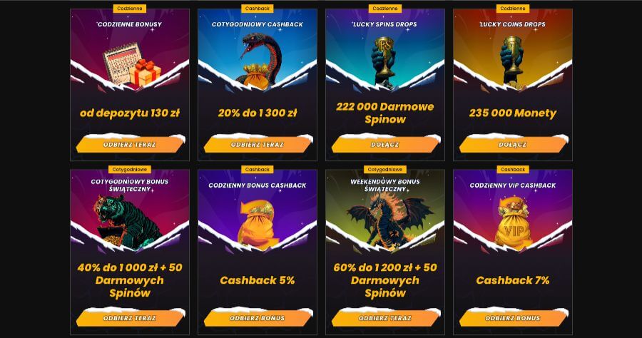 Promocje dostępne w kasynie Wild Tokyo