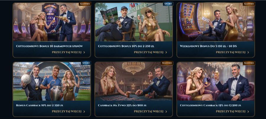 Promocje w kasynie Wonderluck