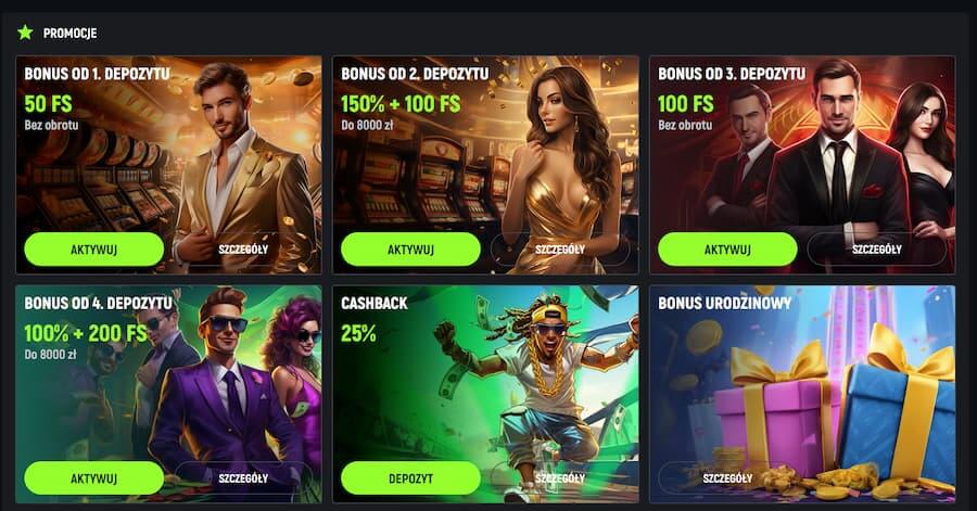 Promocje Spingreen podczas testu