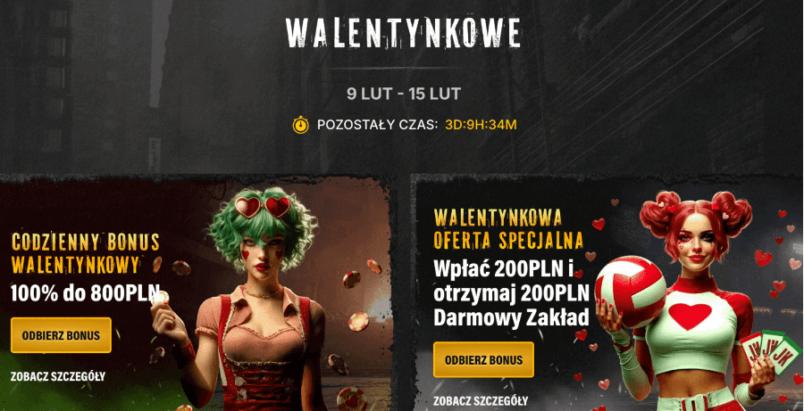 Walentynkowe promocje w Jokery